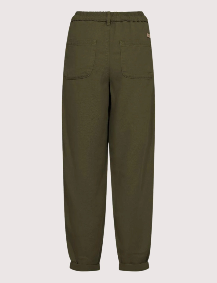 MOS MOSH Pantalon Femme Cordon Maison Stalom Kaki - 5