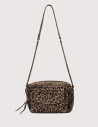 PIECES Sac Bandoulière Small Cross Body Naina Taupe Léopard - 2