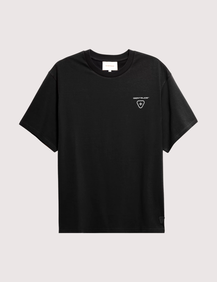 GERTRUDE T-Shirt Mixte Manches Courtes Leonce Fluidity Noir - 2