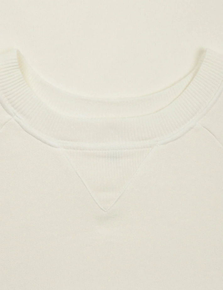 SWEET PANTS Sweat Manches Courtes Col Rond Blanc - 3