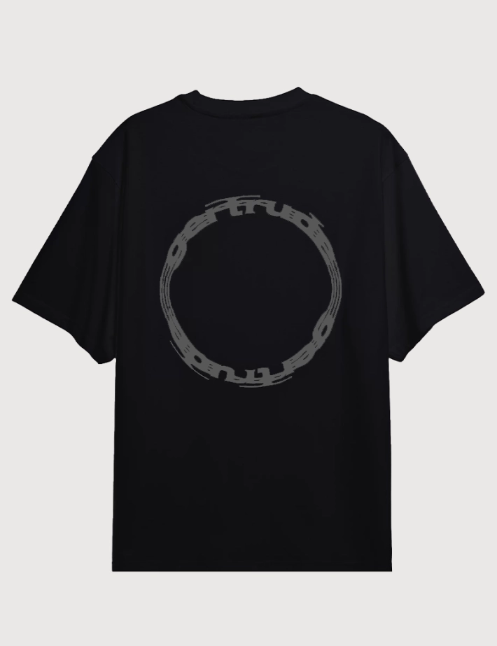GERTRUDE T-Shirt Mixte Manches Courtes Leonce Cypher Noir - 4