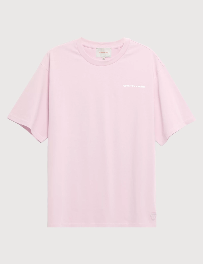 GERTRUDE T-Shirt Mixte Manches Courtes Leonce Shine Rose