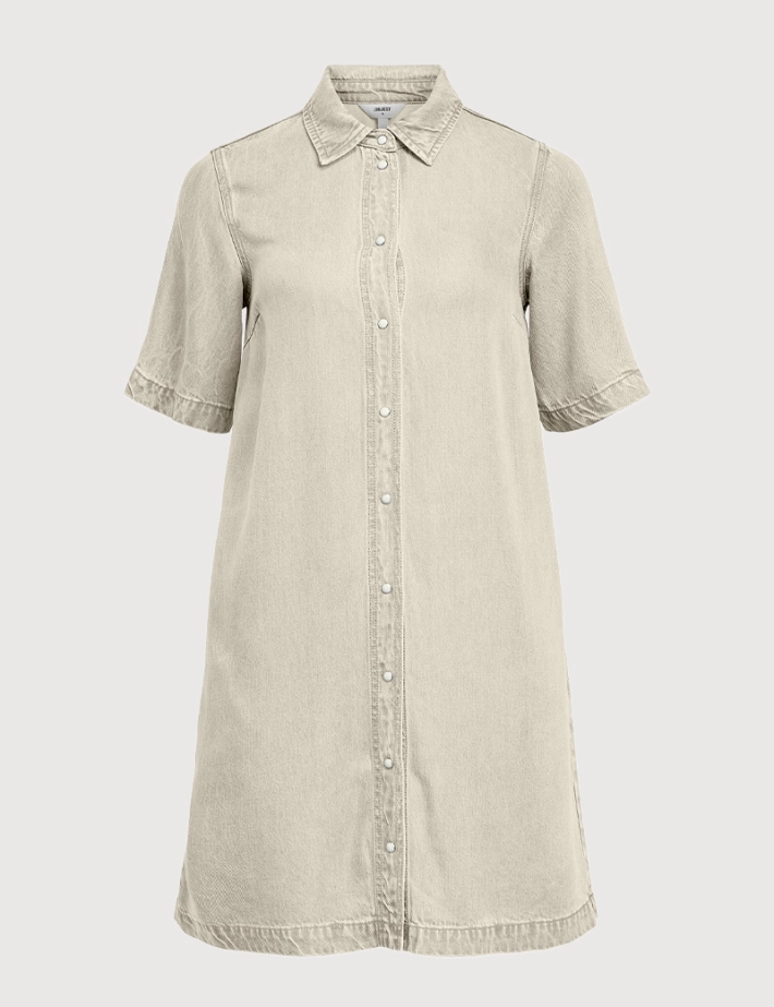 OBJECT Robe Chemise Frame 2/4 Beige Denim