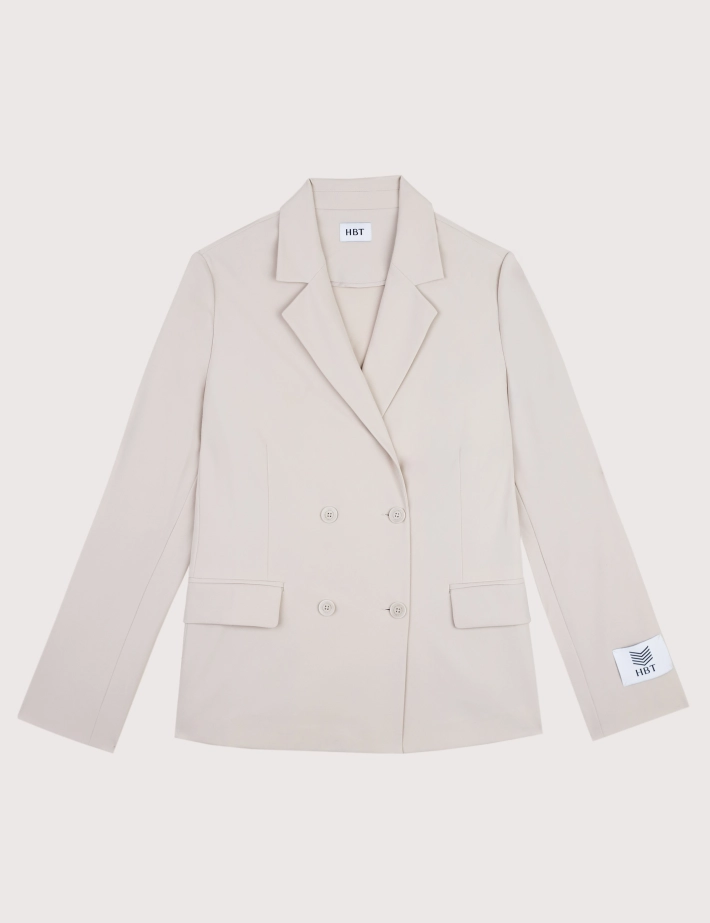 HBT Taylor Chic Chaine & Trame Rumba | Lucia Veste Femme Beige