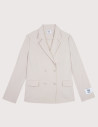 HBT Taylor Chic Chaine & Trame Rumba | Lucia Veste Femme Beige