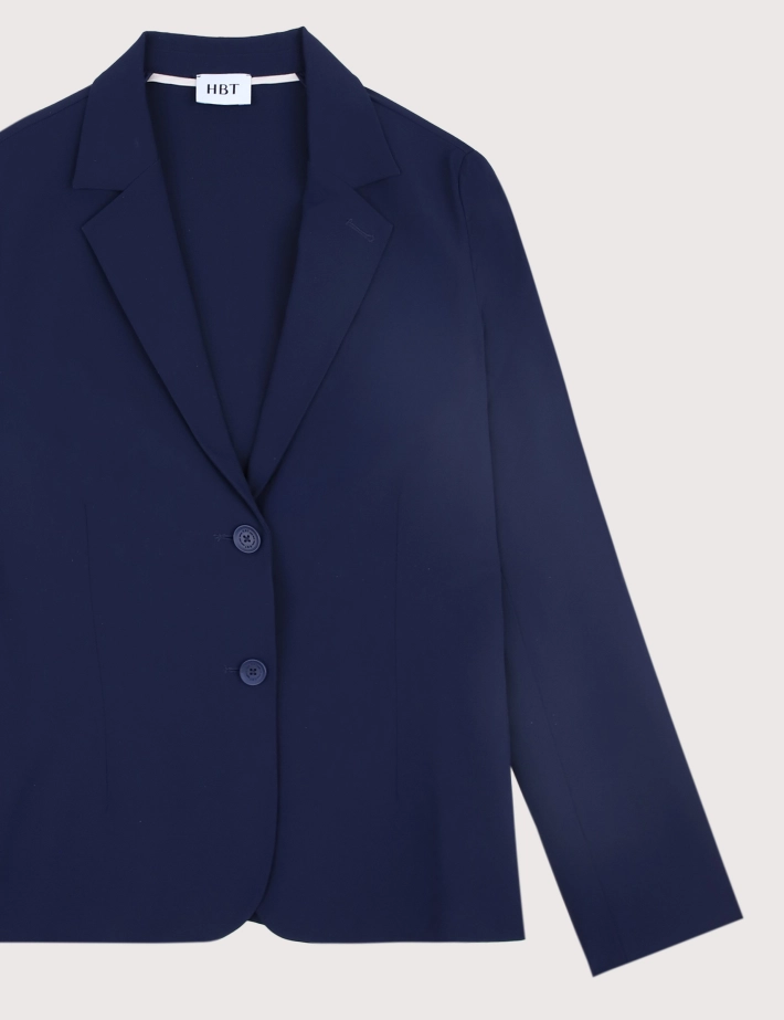HBT Taylor Chic Chaine & Trame Rumba | Shirley Veste Femme Marine - 2