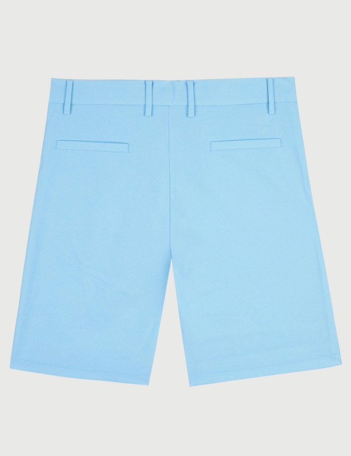 HBT Taylor Chic Chaine & Trame Rumba | Ben Short Bermuda Homme Ciel - 2