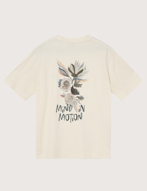MOS MOSH T-Shirt Homme Manches Courtes Motion Ecru - 3