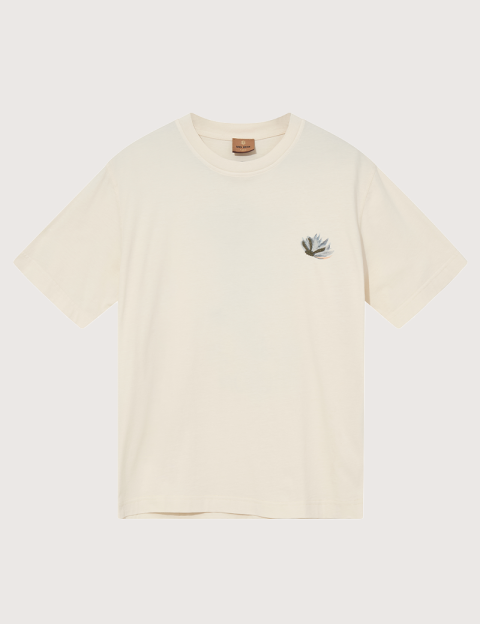 MOS MOSH T-Shirt Homme Manches Courtes Motion Ecru - 4