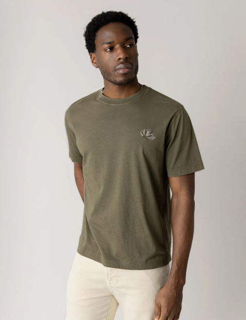 MOS MOSH T-Shirt Homme Manches Courtes Motion Kaki - 2