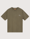MOS MOSH T-Shirt Homme Manches Courtes Motion Kaki