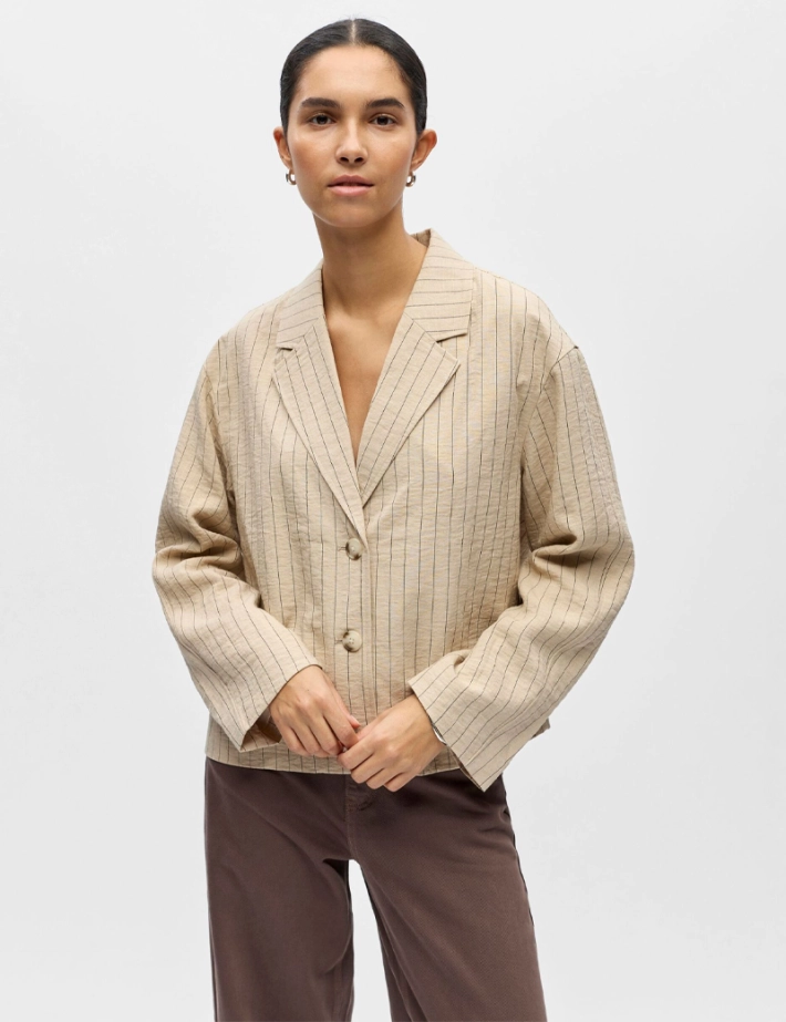 OBJECT Blazer Femme Rini Beige - 2