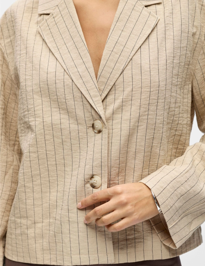 OBJECT Blazer Femme Rini Beige - 5