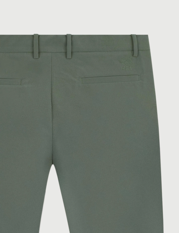 HBT Taylor Chic Chaine & Trame Rumba | Ben Pantalon Homme Kaki - 2