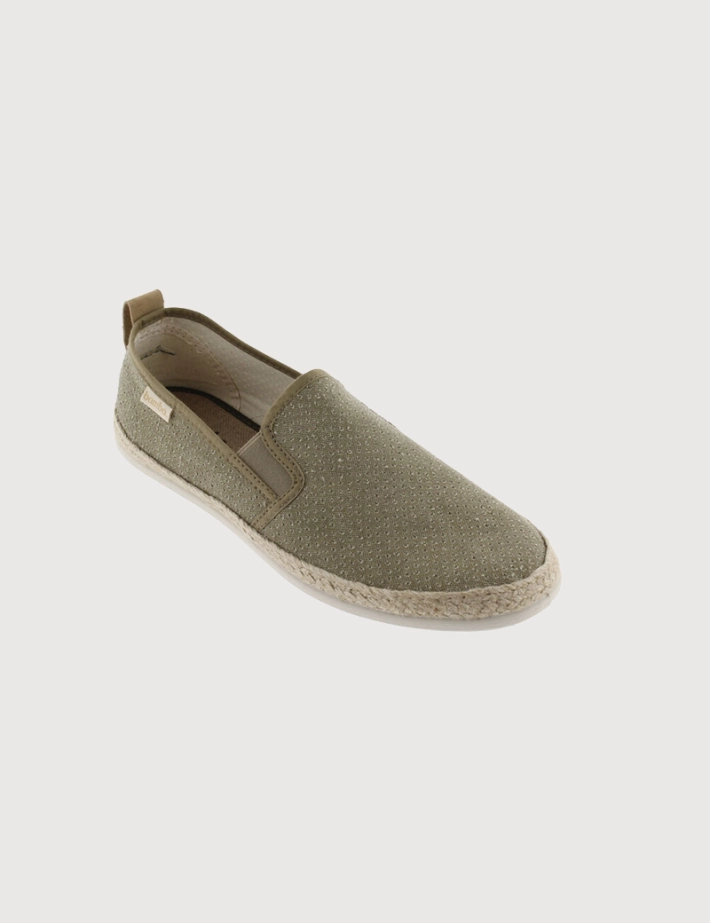 VICTORIA Espadrilles Homme Toile Bamba Kaki - 2