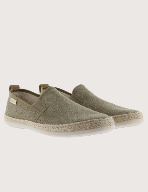 VICTORIA Espadrilles Homme Toile Bamba Kaki - 5