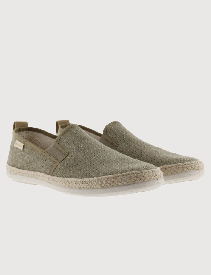 VICTORIA Espadrilles Homme Toile Bamba Kaki - 5