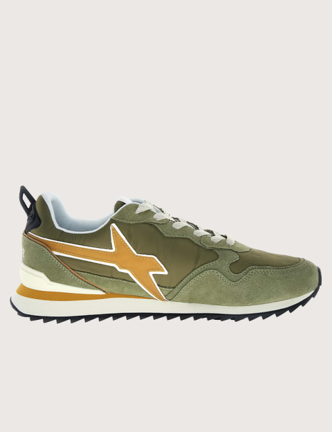 W6YZ Baskets Homme Jet M Kaki Militaire Orange - 3