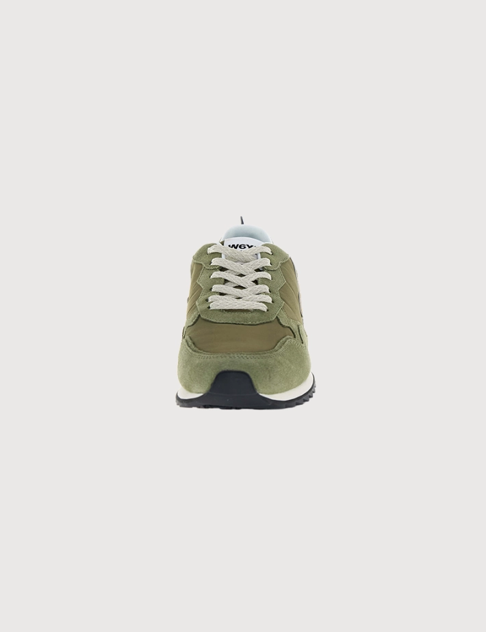 W6YZ Baskets Homme Jet M Kaki Militaire Orange - 4