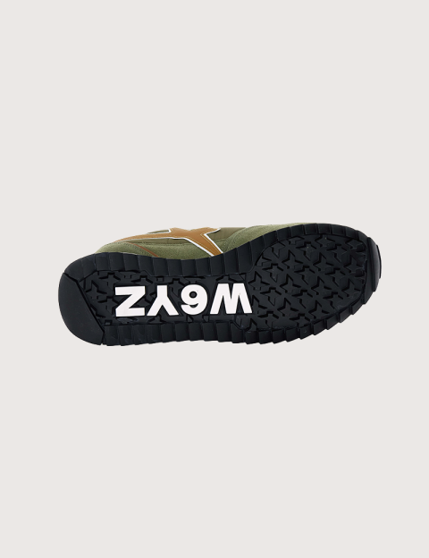W6YZ Baskets Homme Jet M Kaki Militaire Orange - 6