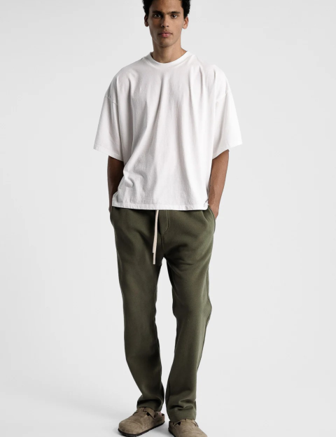SWEET PANTS Jogging Mixte F Iconic Strai Droit Kaki - 8