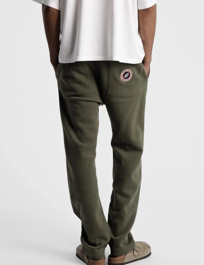 SWEET PANTS Jogging Mixte F Iconic Strai Droit Kaki - 10