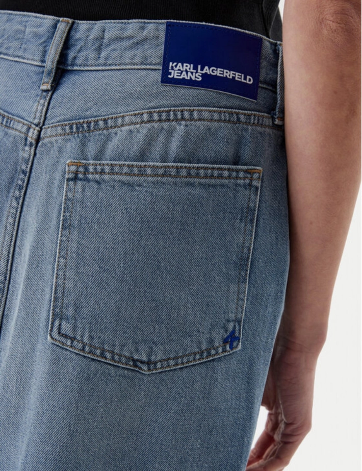Karl Lagerfeld Jupe Longue en Jean - 5