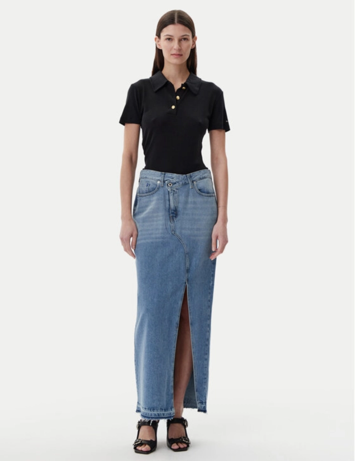 Karl Lagerfeld Jupe Longue en Jean - 3