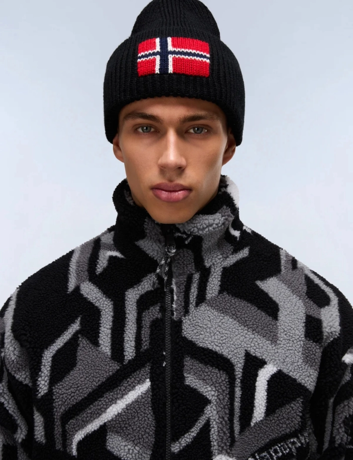NAPAPIJRI Bonnet Logo Evei Noir - 4