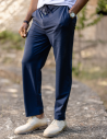 HBT Summer Chic Waffle | Dario Pantalon Marine Homme