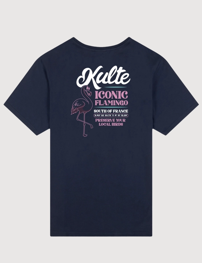 KULTE T-Shirt Manches Courtes Homme Kamargue Marine - 2