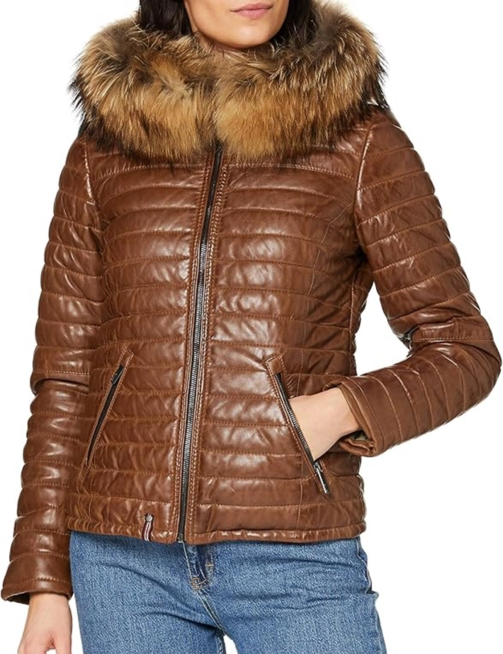OAKWOOD Doudoune Happy Marron - 4