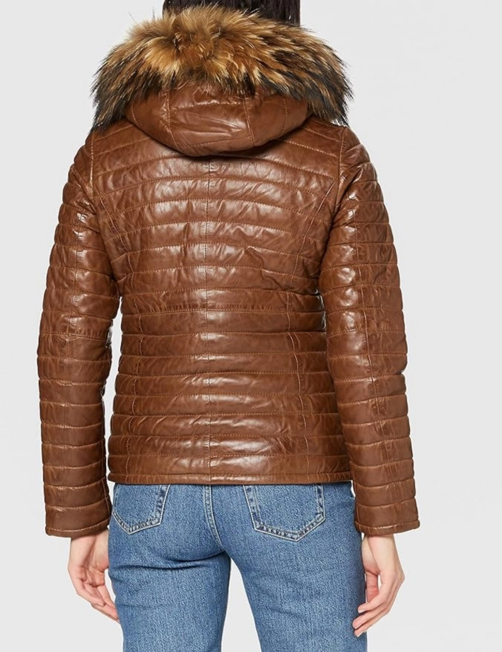 OAKWOOD Doudoune Happy Marron - 7