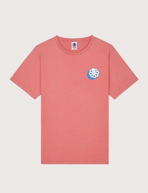 Jonsen Island T-Shirt Homme Manches Courtes Classic Big 3D Rouge