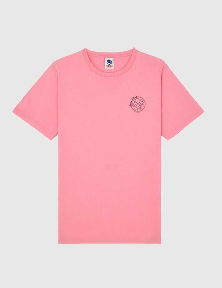 Jonsen Island T-Shirt Homme Manches Courtes Classic Del Mare Rose