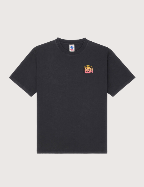 Jonsen Island T-Shirt Homme Manches Courtes Confort Fat Letters Noir - 3