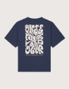 Jonsen Island T-Shirt Homme Manches Courtes Confort The Artist 2 Marine