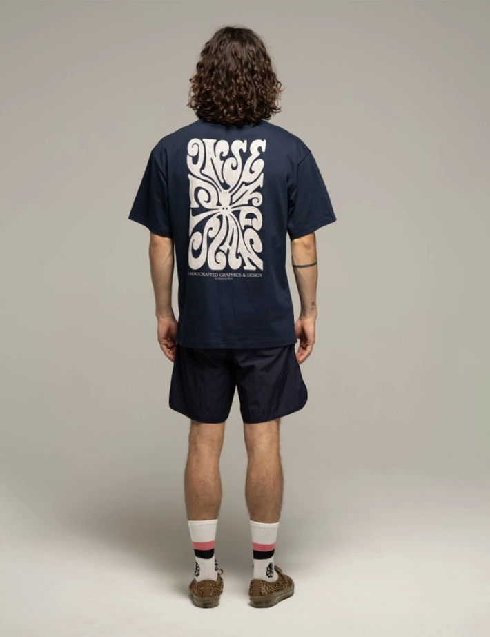 Jonsen Island T-Shirt Homme Manches Courtes Confort The Artist 2 Marine - 2