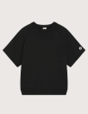 SWEET PANTS Sweat Manches Courtes Col Rond Noir