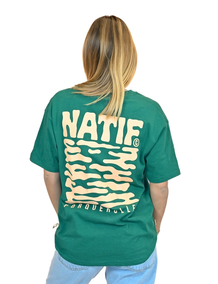 Natif T-Shirt Unisexe New Porquerolles Vert - 3