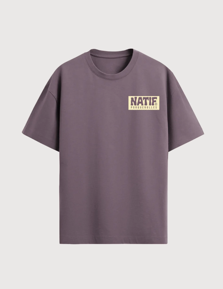 Natif T-Shirt Unisexe New Porquerolles Violet