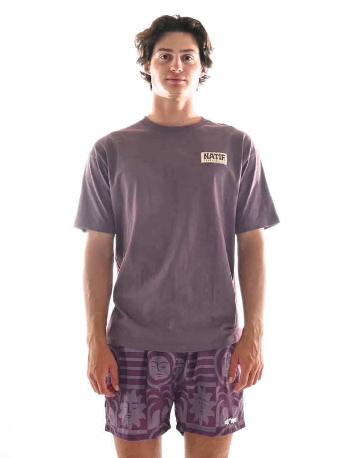 Natif T-Shirt Unisexe New Porquerolles Violet - 2