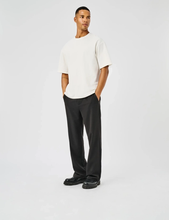 Only & Sons T-Shirt Homme Caspian Coupe Oversize Blanc - 3