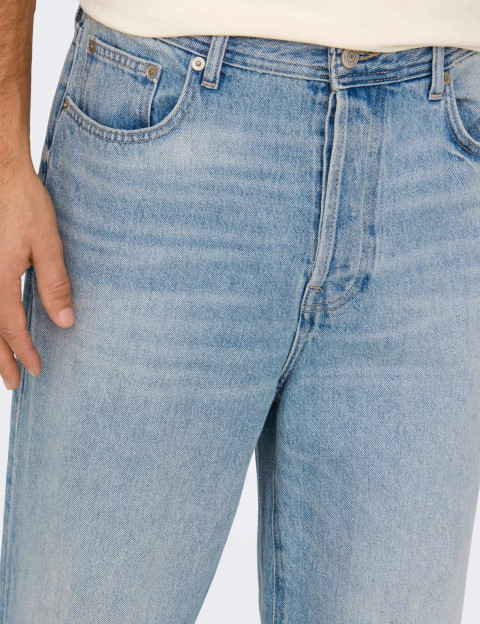 Only & Sons Jean Homme Coupe Loose Fade - 9