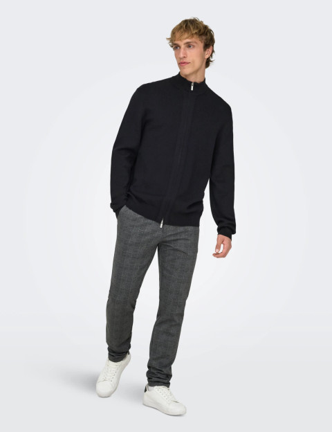 Only & Sons Zipper Homme Cooper Noir - 5