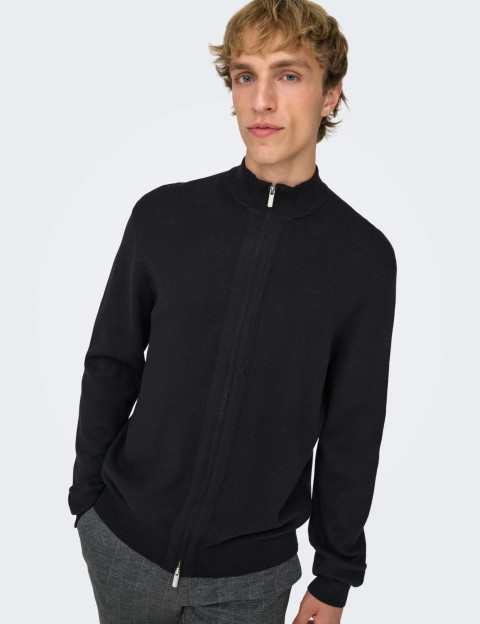 Only & Sons Zipper Homme Cooper Noir - 6