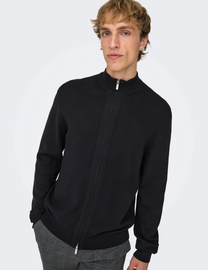 Only & Sons Zipper Homme Cooper Noir - 6