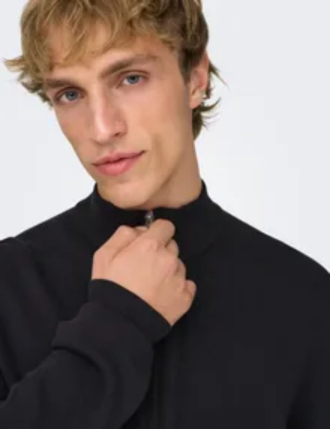 Only & Sons Zipper Homme Cooper Noir - 7