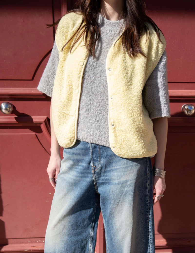 Pull Femme Vintage Sans Marque - Laine Mélangée - Manches Dolman - Taille S - Neuf Sans étiquette