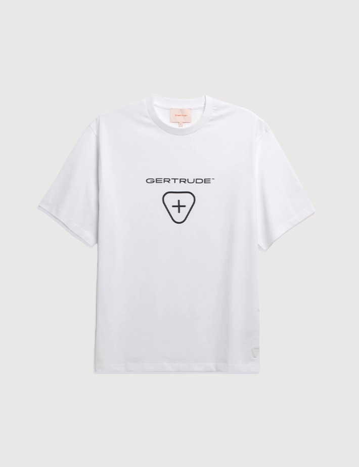 GERTRUDE T-shirt Enfant Manches Courtes Little Leonce Logo Blanc